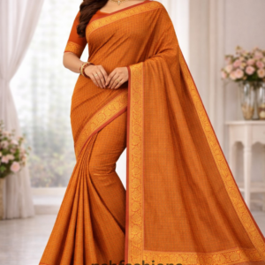 Mustard Silk Saree