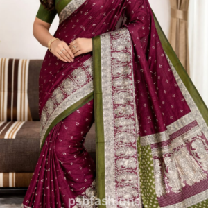kota sarees in Kalamakari prints