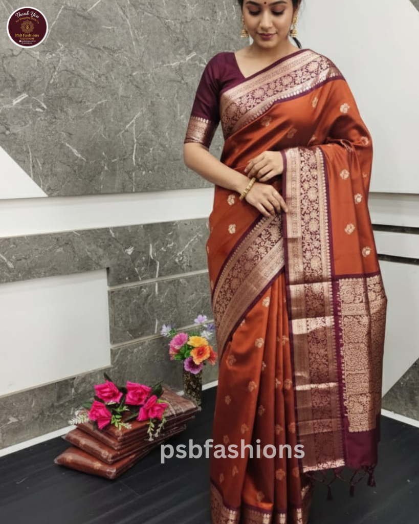 VENKATAGIRI SEMI SOFT PATTU SAREES  KANCHI BORDERS ALLOVER BUTA DESIGN