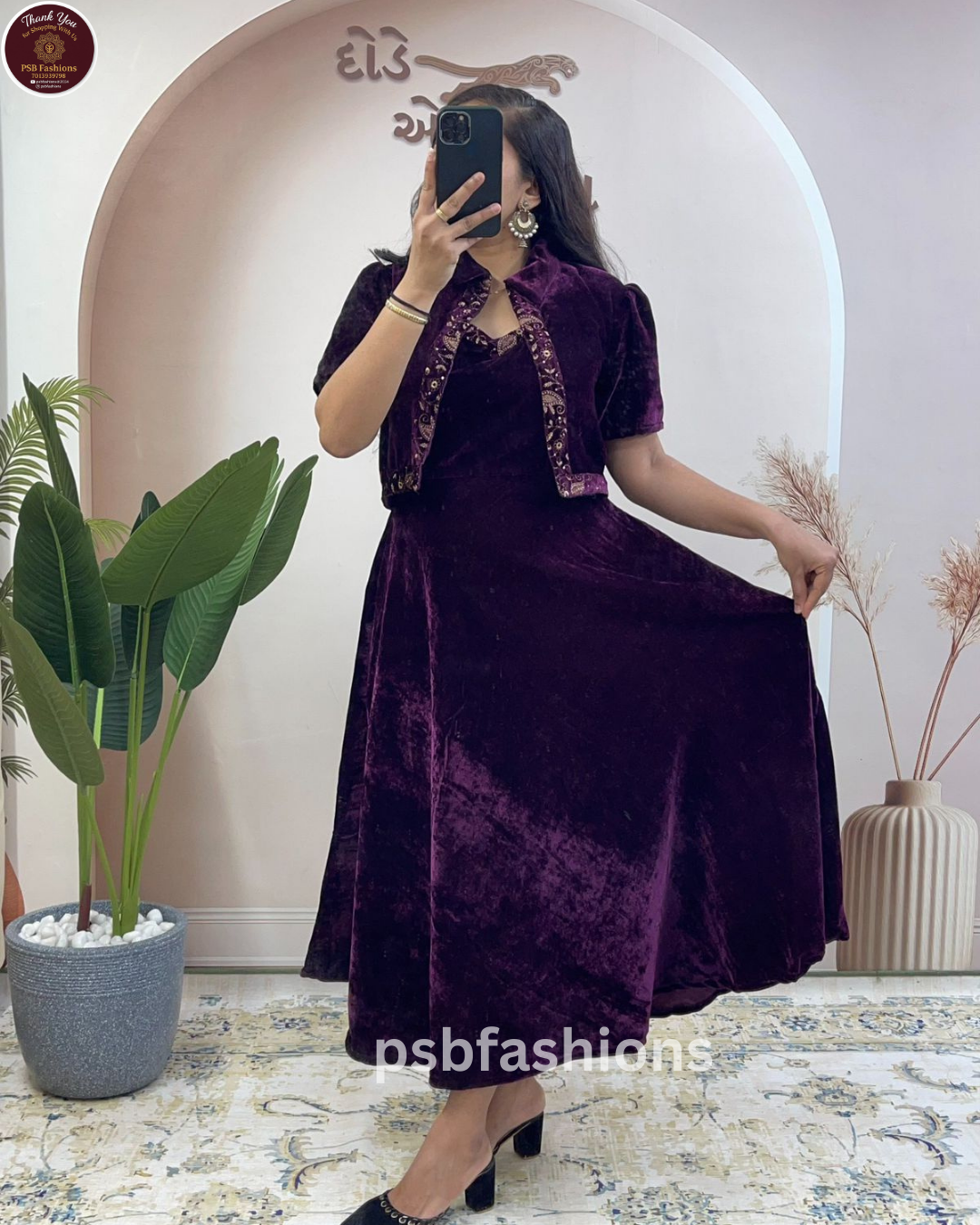 elvet-Embroidery Work Kurti Collection - Image 4