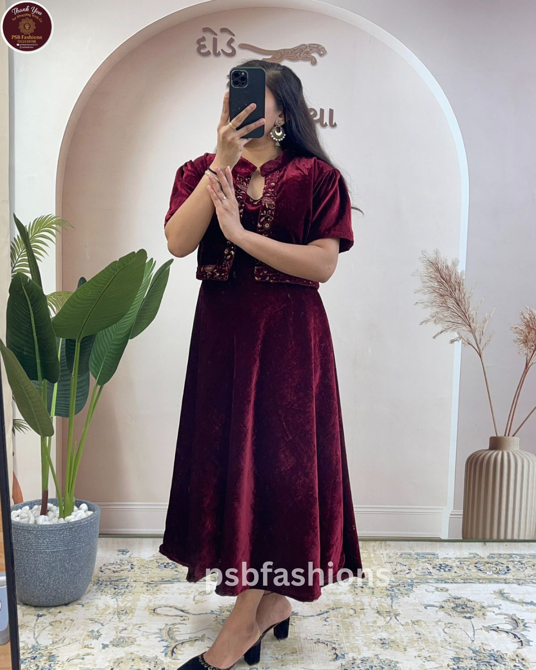 elvet-Embroidery Work Kurti Collection - Image 2