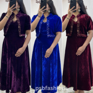 elvet-Embroidery Work Kurti Collection